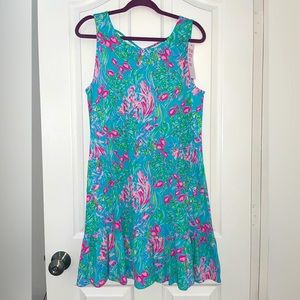 NWT- Lilly Pulitzer Kristen Flounce dress- Size Large